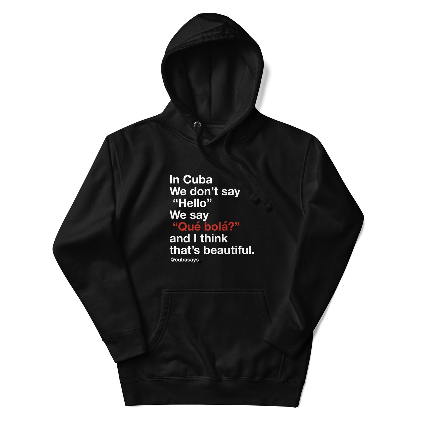 Qué bolá? Sudadera